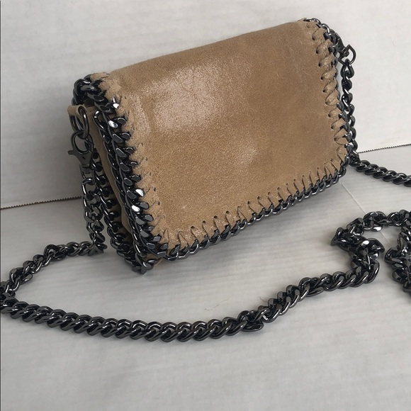 Borse in Pelle Handbags - Borse In Pelle Italian Leather Crossbody Clutch, Tan